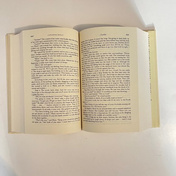 Vintage 1991 "Scarlett" Gone with the Wind- Hardcover- not used - Picture 13 of 14